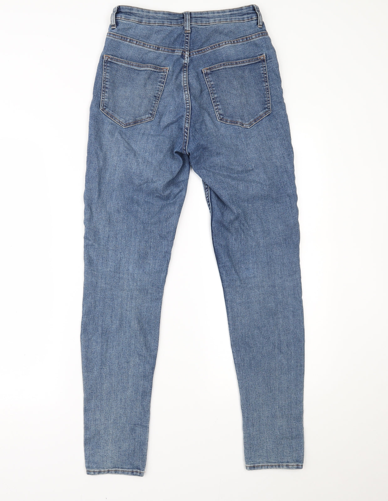 H&M Womens Blue  Denim Skinny Jeans Size 8 L27 in