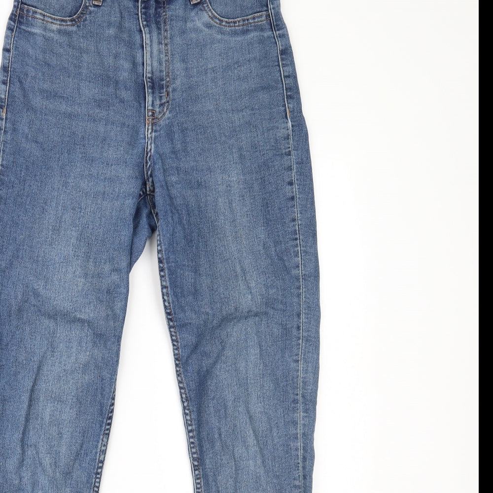 H&M Womens Blue  Denim Skinny Jeans Size 8 L27 in