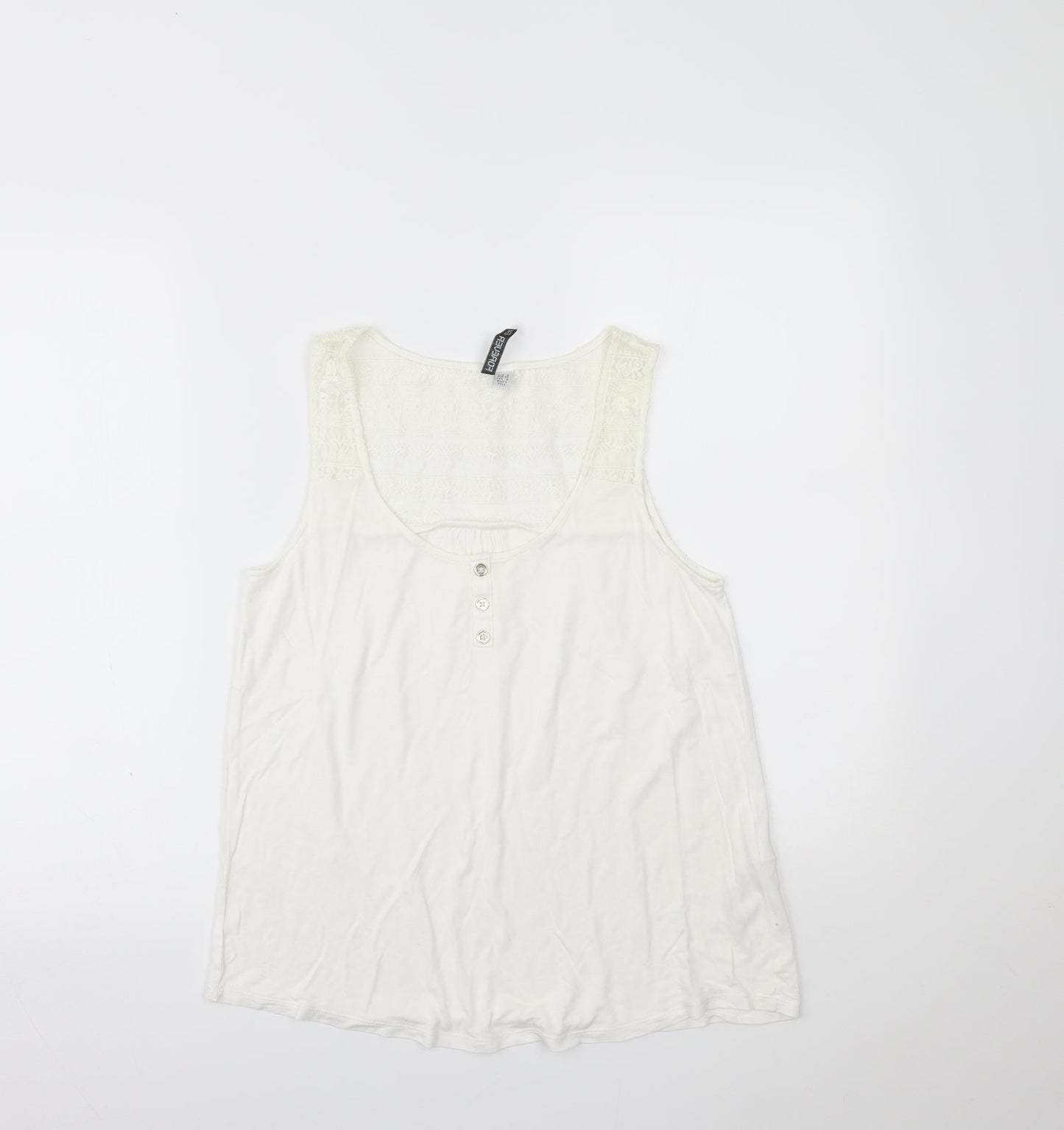 Forever New Womens Ivory   Basic Tank Size 8