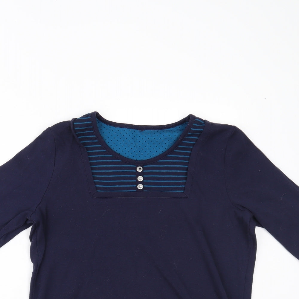 BM Womens Blue   Basic Blouse Size S