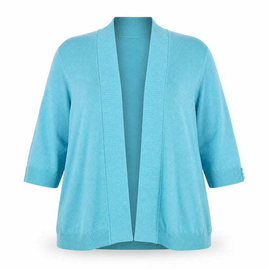 EWM Womens Blue  Knit Cardigan Jumper Size 18