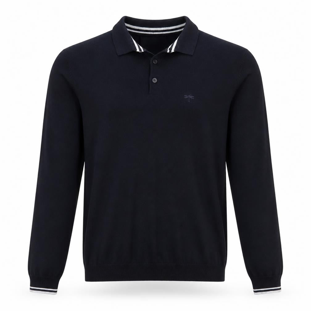 Easy  Mens Blue  Knit Pullover Jumper Size S