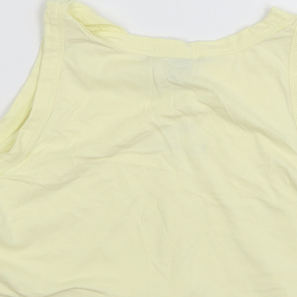 Primark Womens Yellow  Jersey Basic Tank Size 10  - More Kind