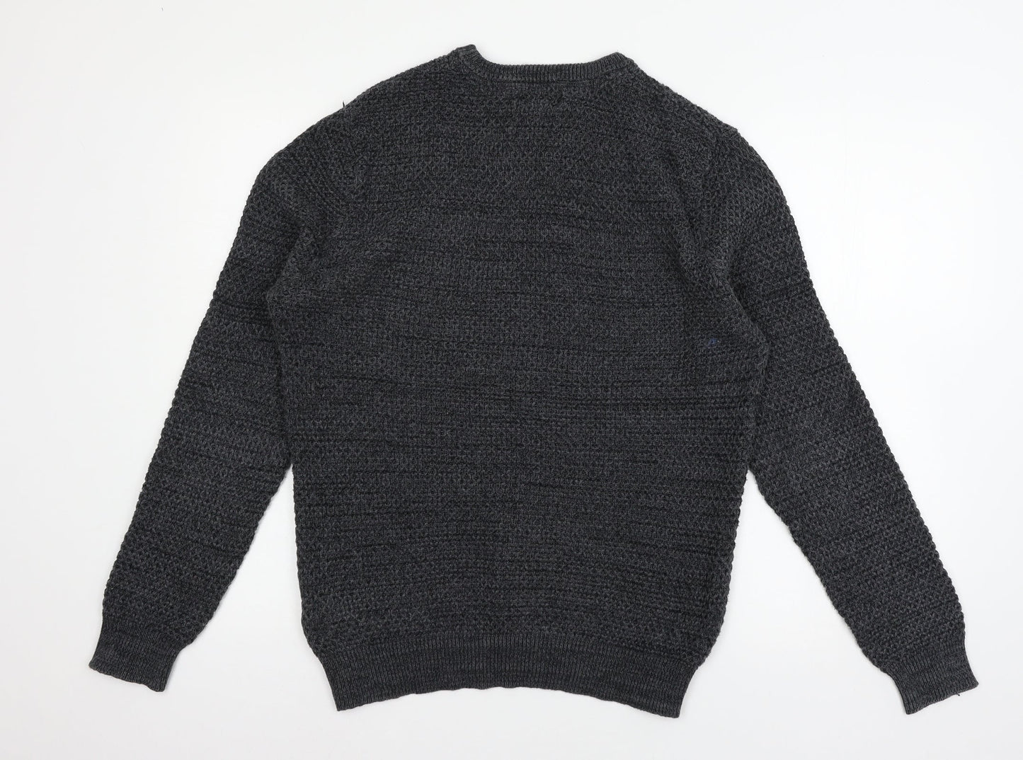MArks Mens Blue  Knit Pullover Jumper Size M