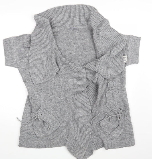 Boying Fashion Womens Grey   Wrap Jumper One Size