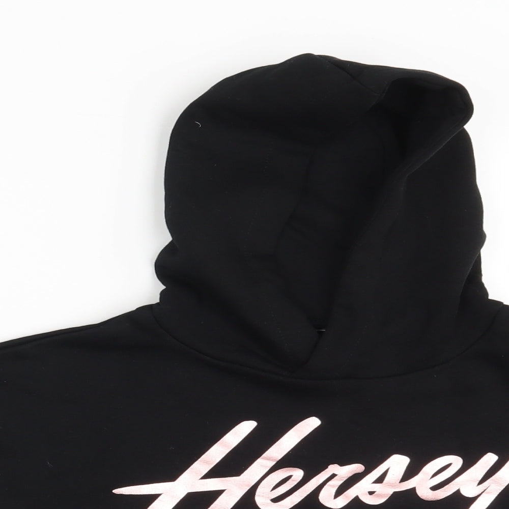 Beck & Hersey Girls Black   Pullover Hoodie Size 10-11 Years