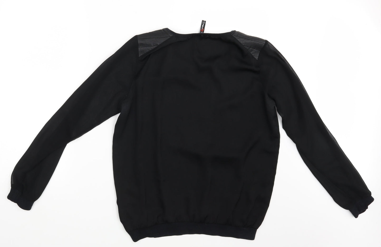 FB Sister Womens Black   Basic Blouse Size L