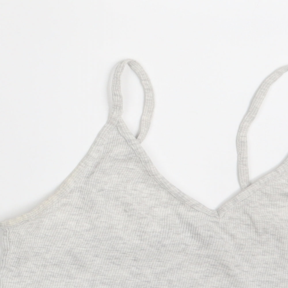 New Look Womens Grey   Camisole Tank Size 10