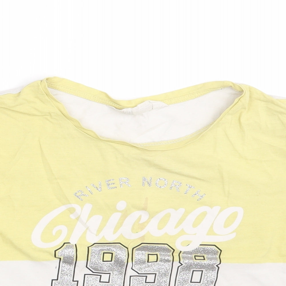 H&M Girls White   Basic T-Shirt Size 10-11 Years  - Chicago