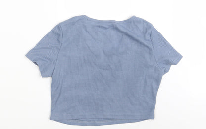 Preworn Womens Blue   Basic T-Shirt One Size