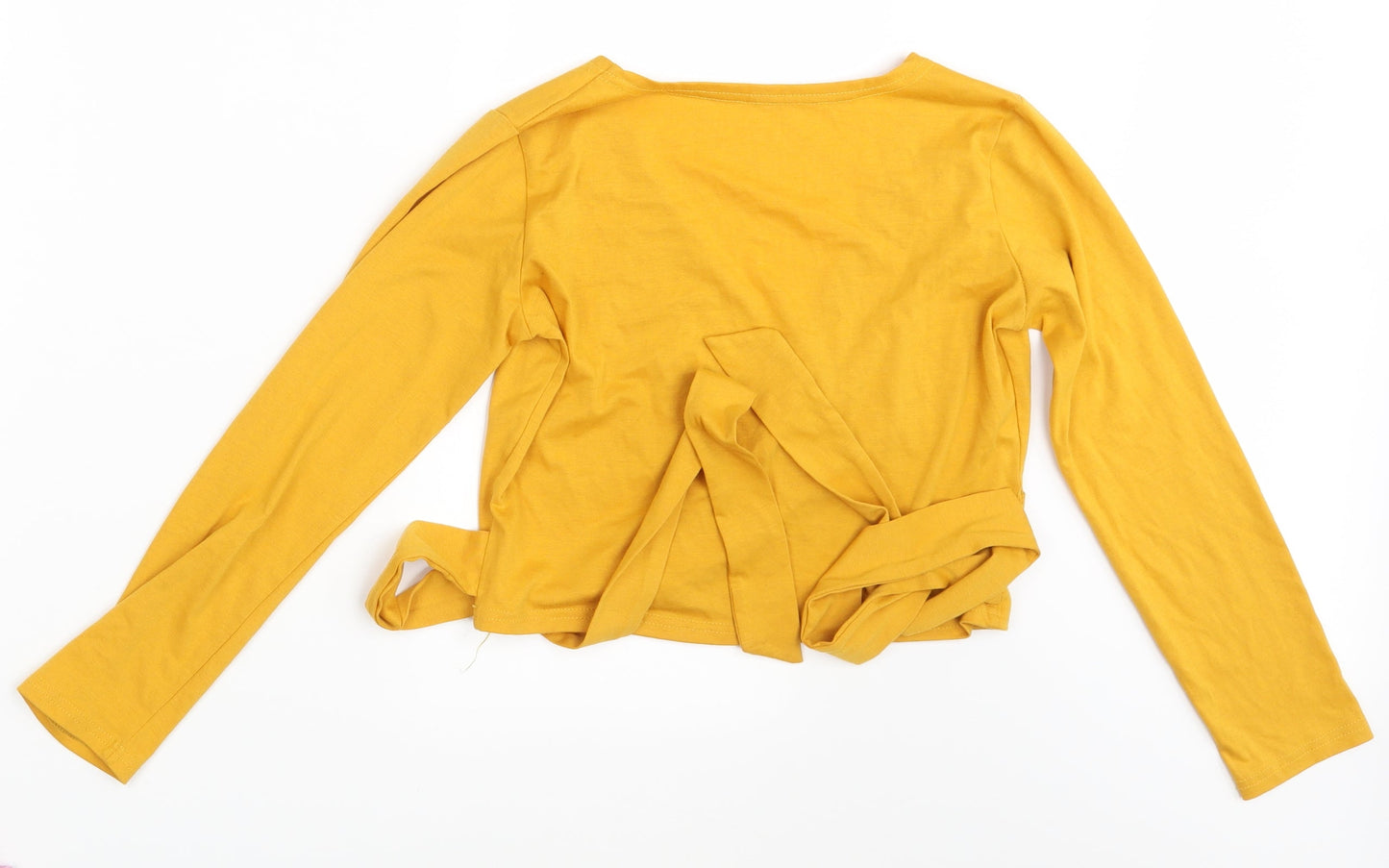 Preworn Womens Yellow   Basic Blouse One Size