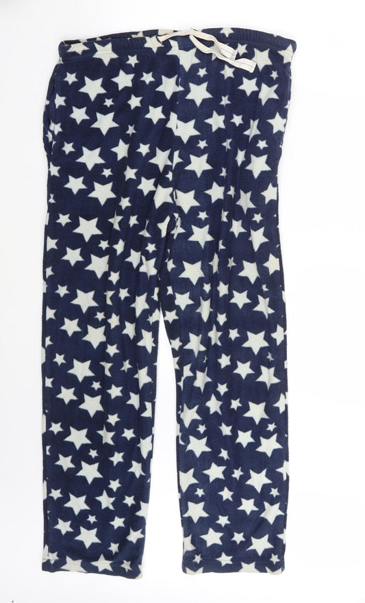 Preworn Womens Blue Fair Isle  Snow Pants Trousers Size 34 in L27 in