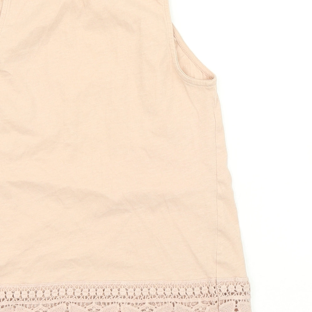 New Look Womens Pink   Basic Tank Size 6