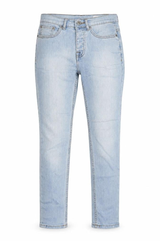 Front view of Denim Co women’s blue denim skinny jeans, size UK 30, in, 28-inch leg