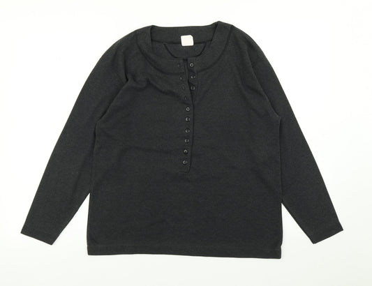 QS Womens Grey   Basic Polo Size 10