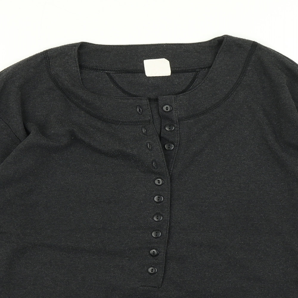 QS Womens Grey   Basic Polo Size 10