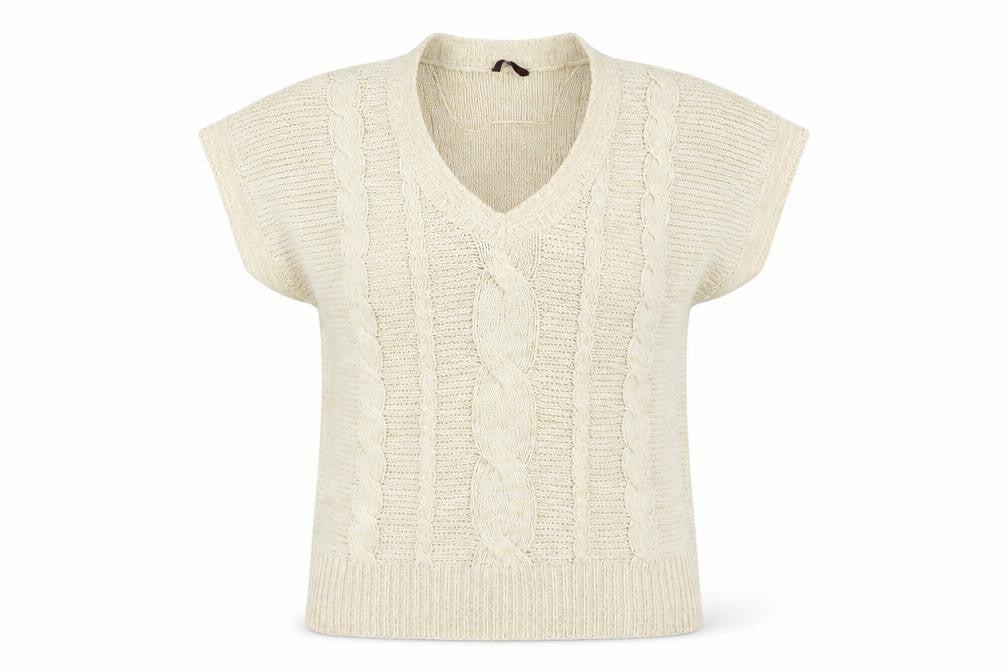 Evans Womens Beige  Knit Pullover Jumper Size 14