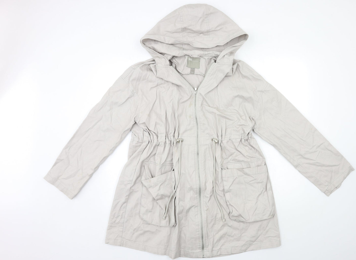 ASOS Womens Grey   Overcoat Coat Size 8