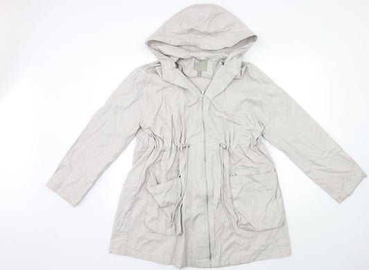 ASOS Womens Grey   Overcoat Coat Size 8