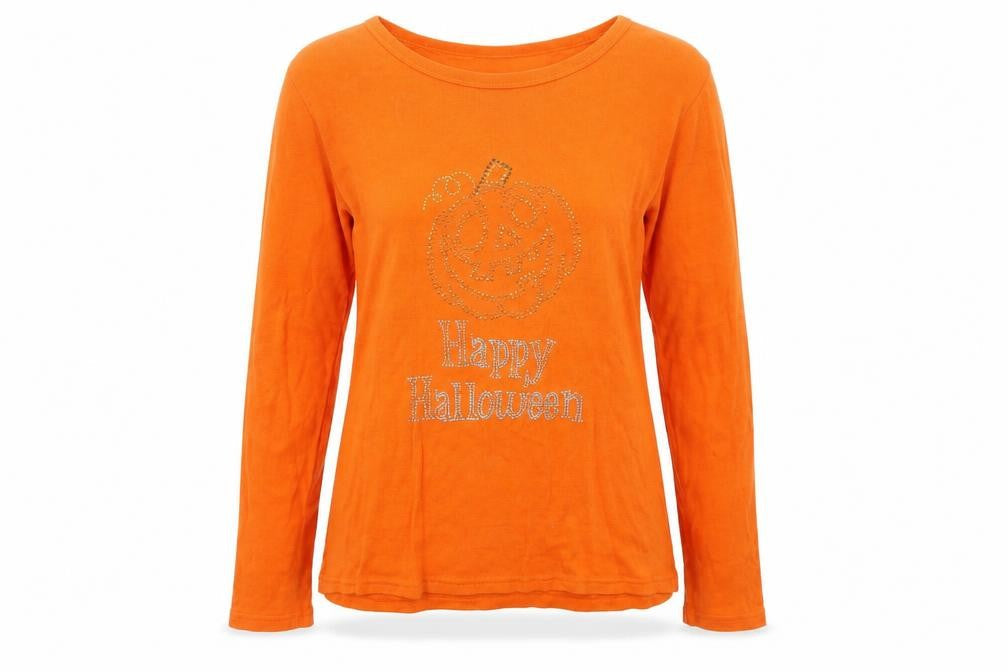 Preworn Womens Orange   Basic T-Shirt Size S