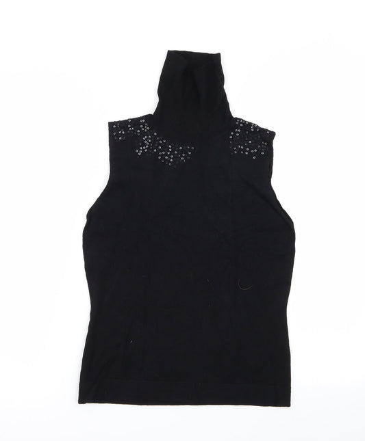 pepper and co Womens Black   Pullover Jumper Size M