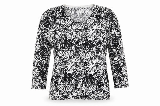 F&F Womens Multicoloured Geometric  Cardigan Jumper Size 8