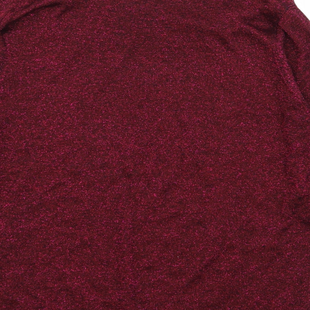 M&Co Womens Purple   Pullover Jumper Size 14