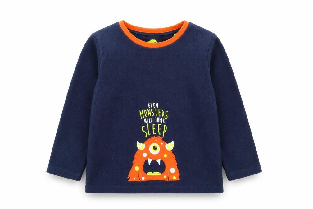Primark Boys Blue Solid   Pyjama Top Size 5-6 Years
