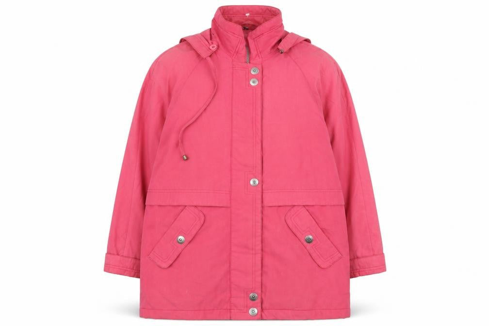 telemac Womens Pink   Overcoat Coat Size S