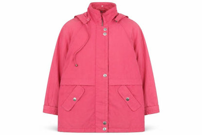 telemac Womens Pink   Overcoat Coat Size S