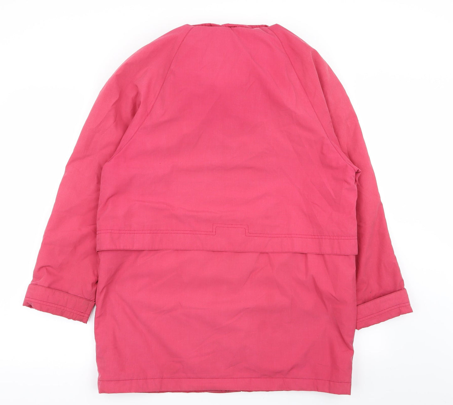 telemac Womens Pink   Overcoat Coat Size S
