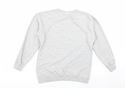 Preloved Disney Womens Grey   Pullover Jumper Size 6 - Back