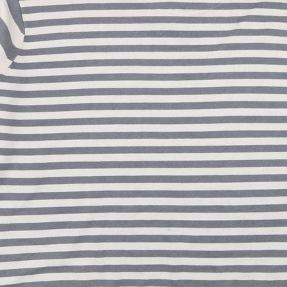 Brand and care label for Easy men’s multicoloured striped jumper, size L, - shirt/jumper