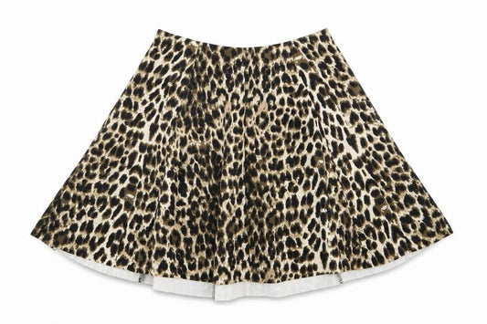 Preworn Womens Multicoloured Animal Print  Flare Skirt Size S  - Stretch waistband