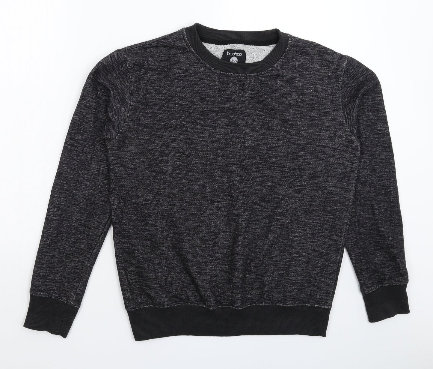 Boohoo Mens Blue   Pullover Sweatshirt Size S