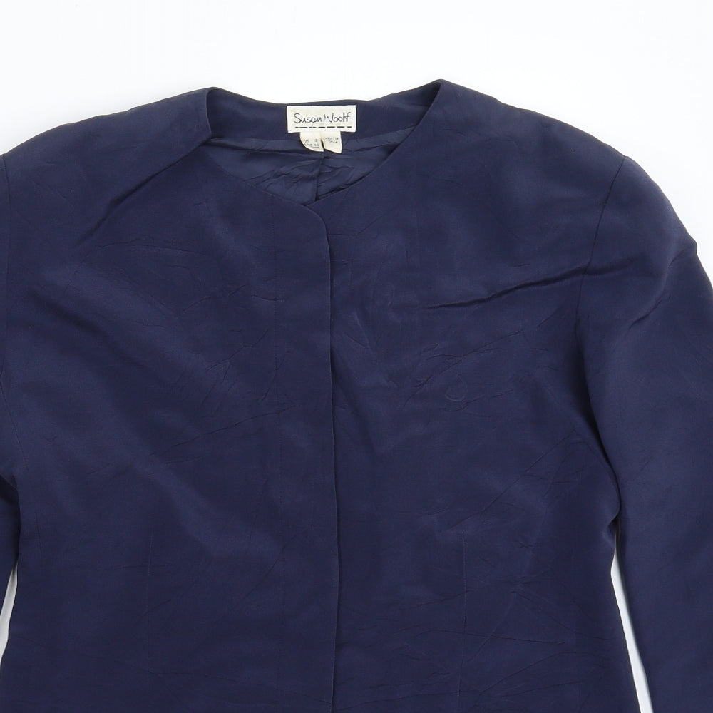 Susan Woolfe Womens Blue   Jacket Blazer Size 12