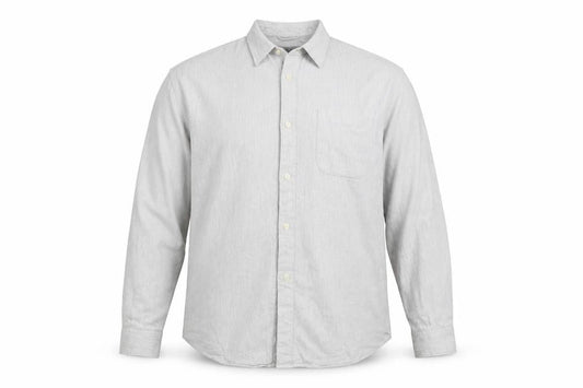 Tu Mens Grey    Button-Up Size 2XL