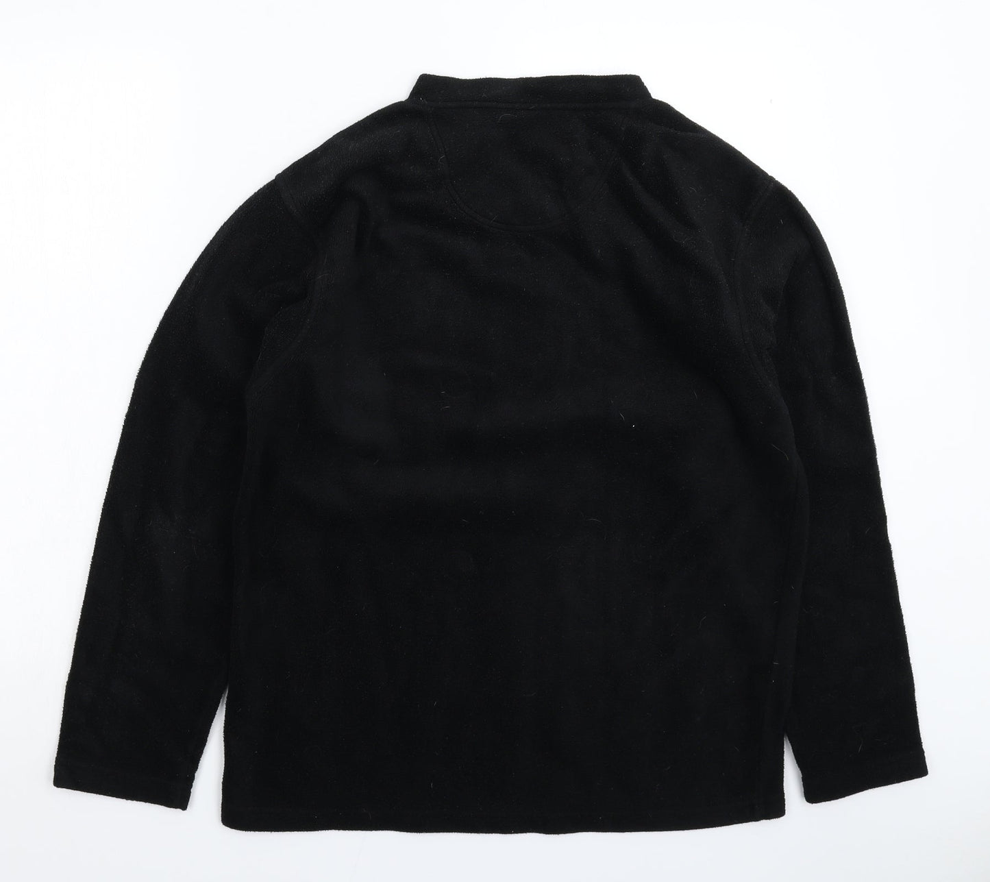 Reach Mens Black  Fleece Pullover Sweatshirt Size M
