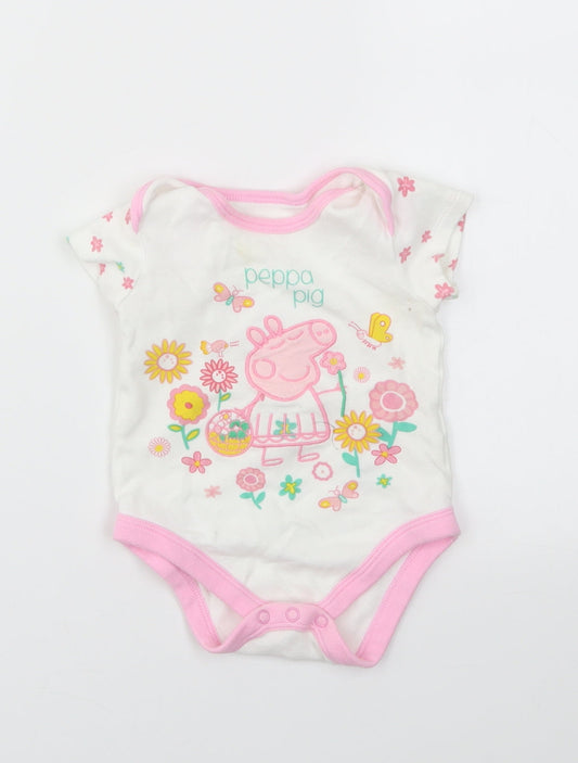 MY FIRST Baby White   Catsuit One-Piece Size 6-9 Months