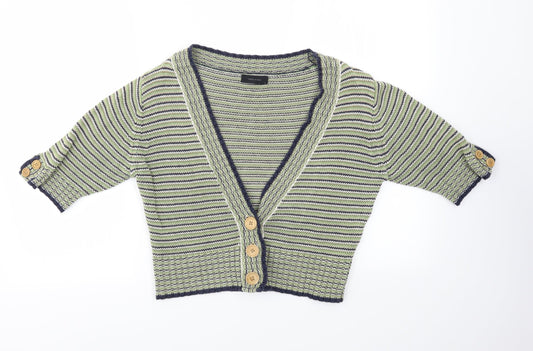 VERO MODA Womens Green   Cardigan Jumper Size L
