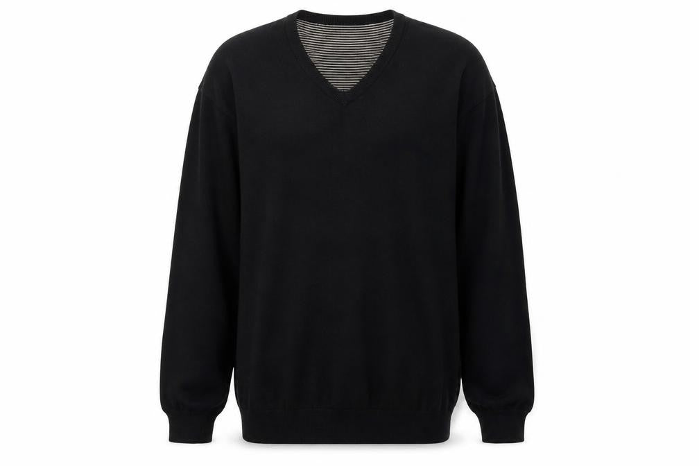 Aspen&Court Mens Black   Pullover Sweatshirt Size L