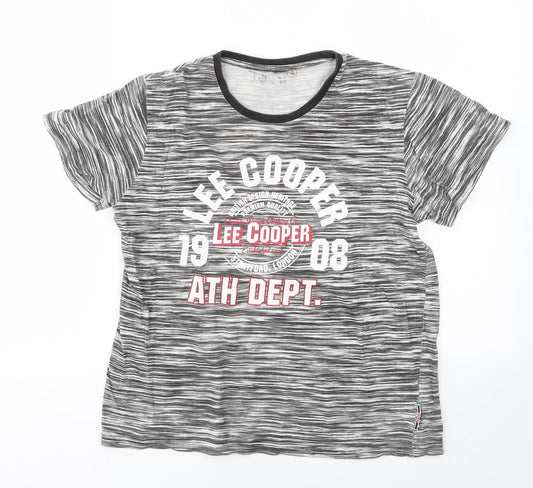 Lee Cooper Boys Grey   Basic T-Shirt Size 13 Years
