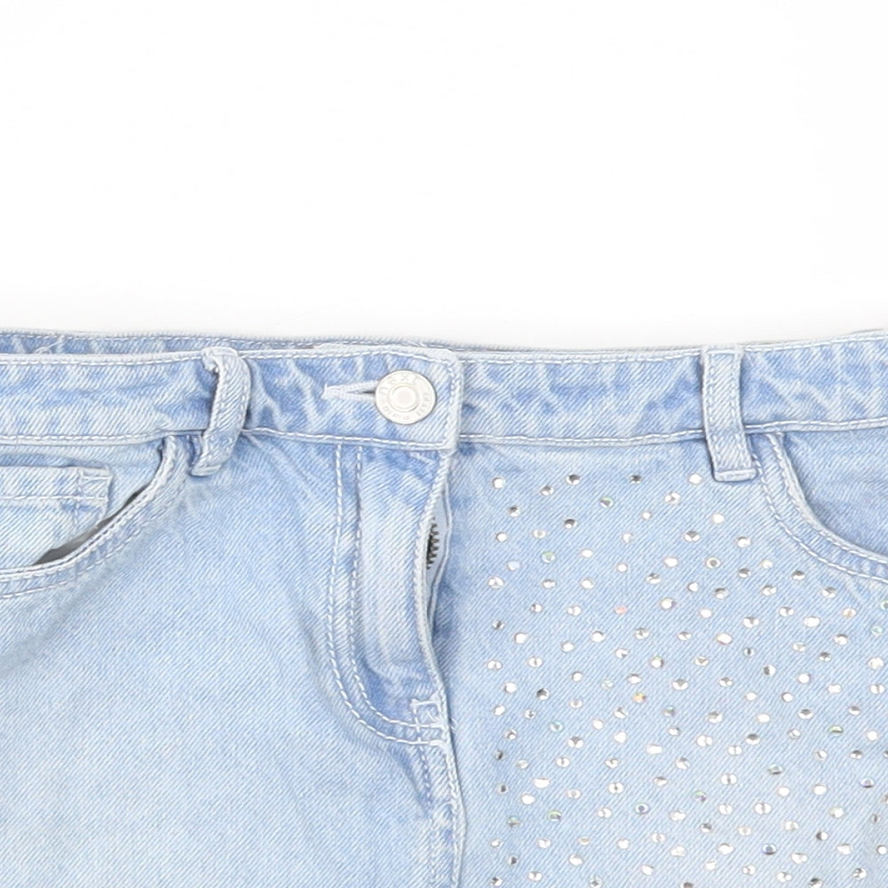 NEXT Girls Blue   A-Line Skirt Size 9 Years