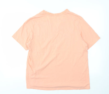 Bonprix Womens Orange Basic T-Shirt Size M