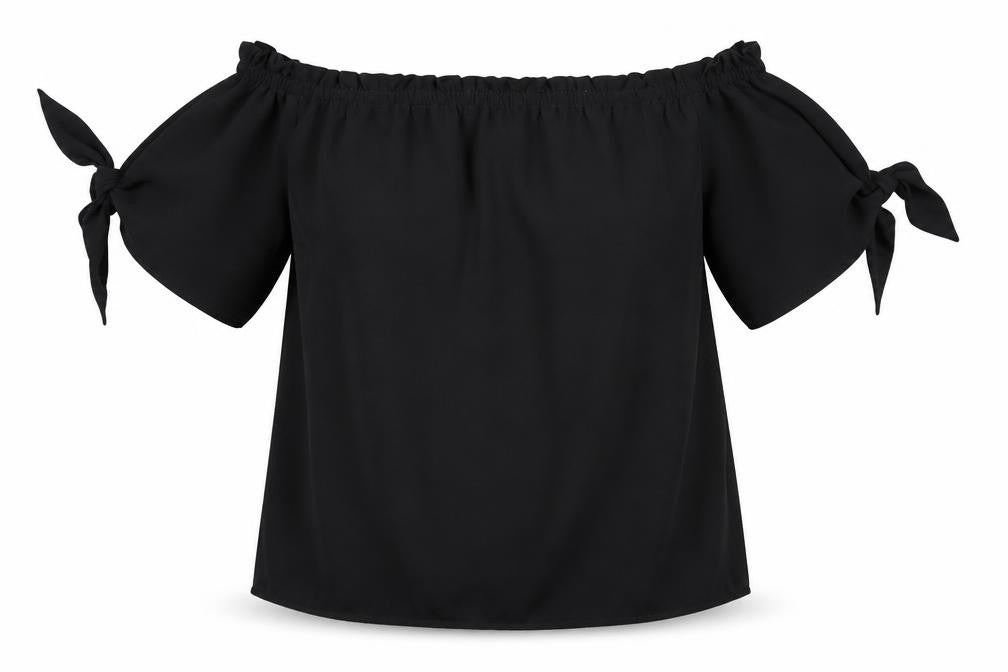 Dorothy Perkins Womens Black   Basic Blouse Size 8