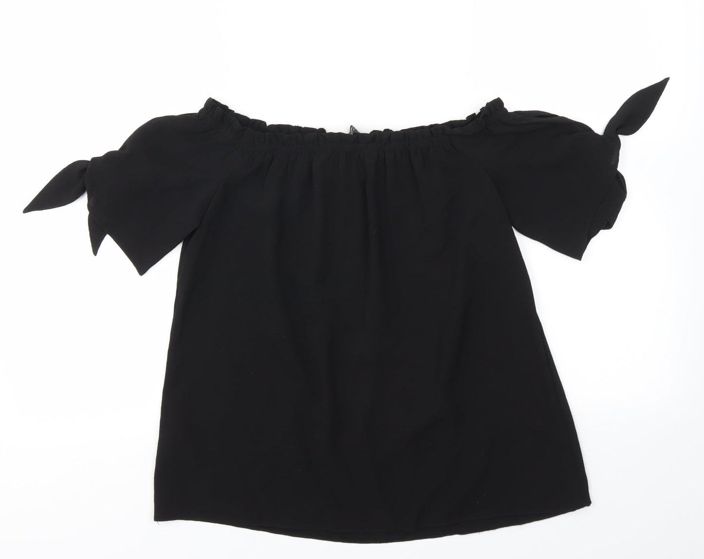 Dorothy Perkins Womens Black   Basic Blouse Size 8