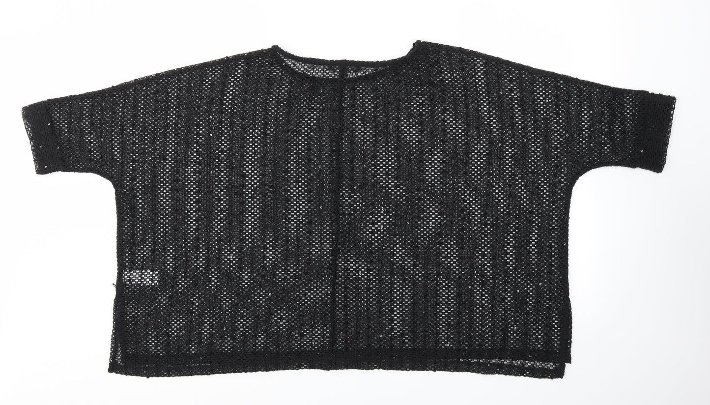NEXT Womens Black   Basic T-Shirt Size 8