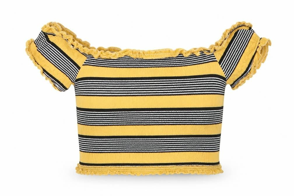 NEW LOOK  Womens Multicoloured Striped  Basic T-Shirt Size 6