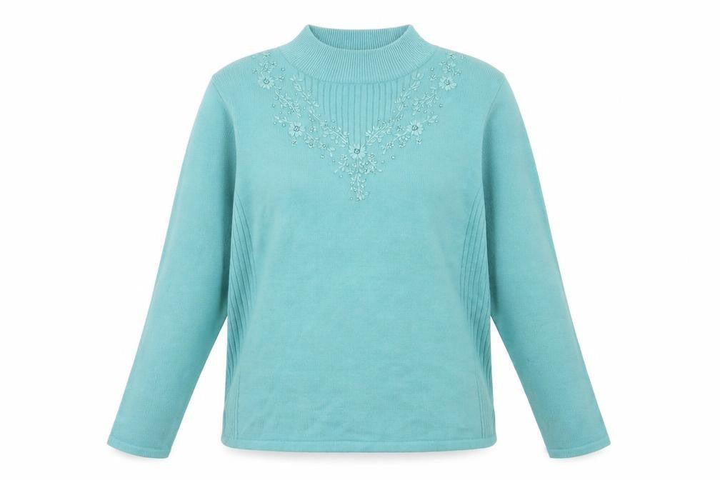Ann Marie Womens Blue   Pullover Jumper Size M