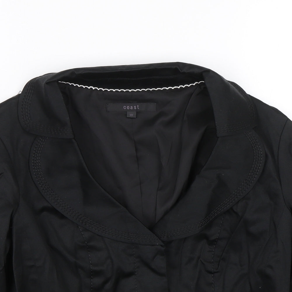Coast Womens Black   Jacket Suit Size 10